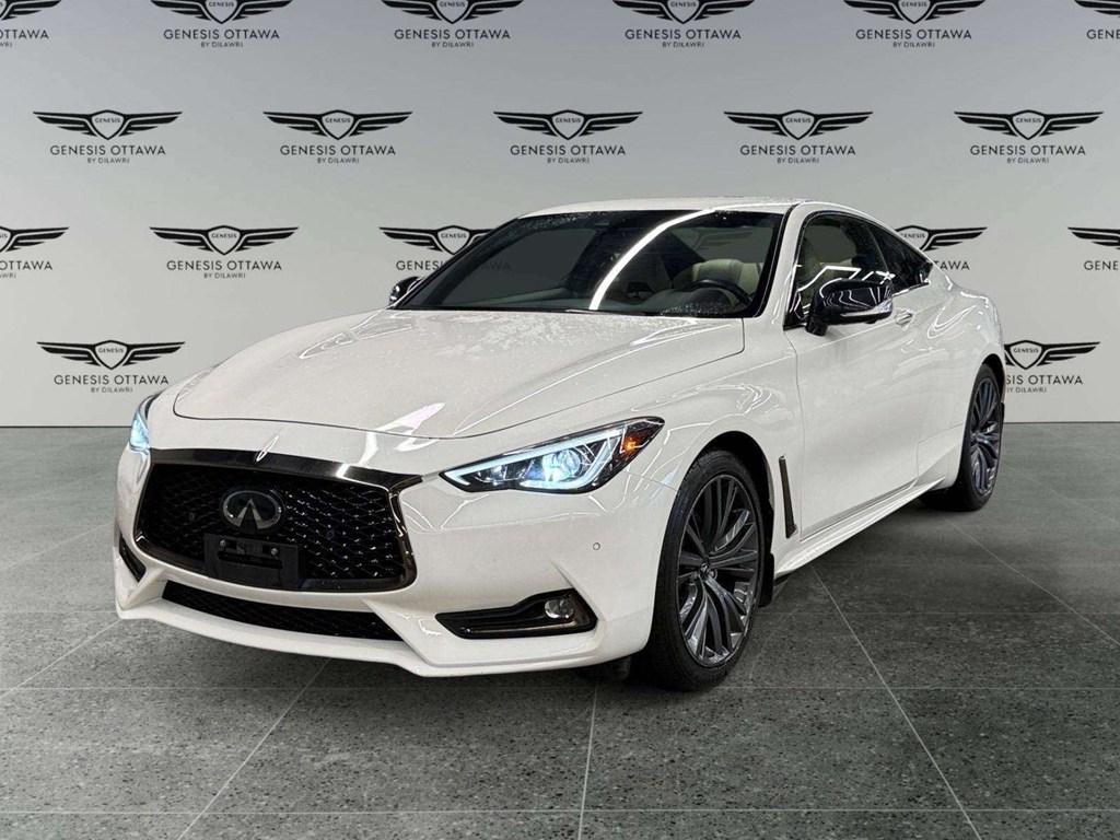 Majestic White Pearl 2022 INFINITI Q60 Coupe All-Wheel Drive Automatic
