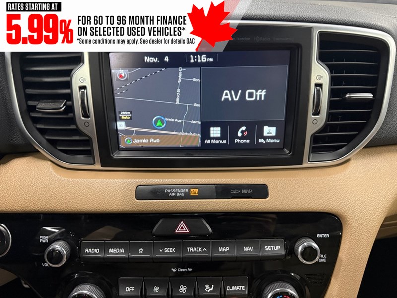 2019 Kia Sportage SX Turbo AWD w/Black