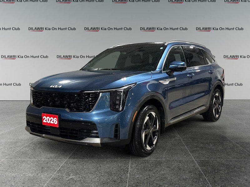 2026 Kia Sorento HEV SX AWD I NAV I LEATHER I PANO ROOF I 6 PASSENGER