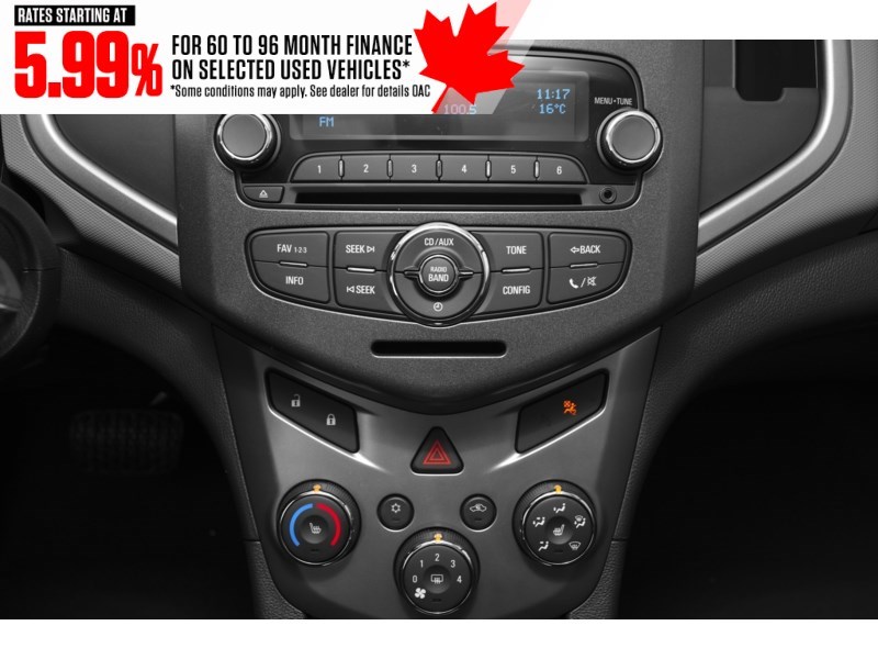 2012 Chevrolet Sonic 4dr Sdn LS Interior Shot 2