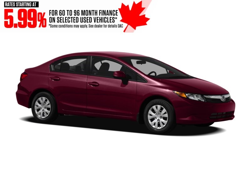 2012 Honda Civic 4dr Auto LX Exterior Shot 9