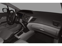 2012 Honda Civic 4dr Auto LX Interior Shot 1