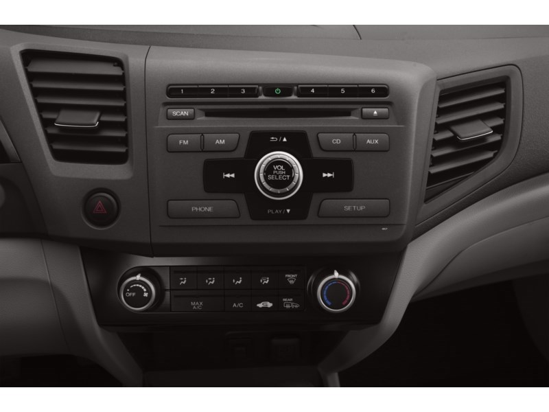 2012 Honda Civic 4dr Auto LX Interior Shot 2