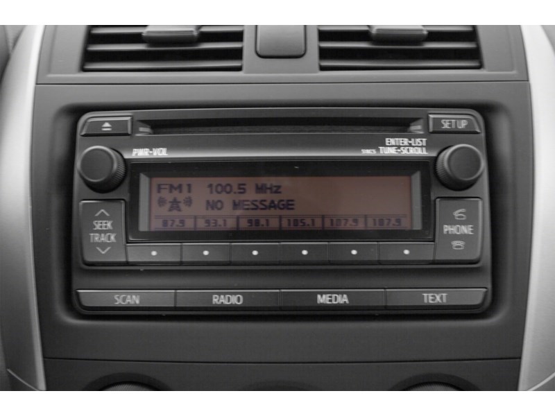 2012 Toyota Corolla 4dr Sdn Auto CE Interior Shot 2