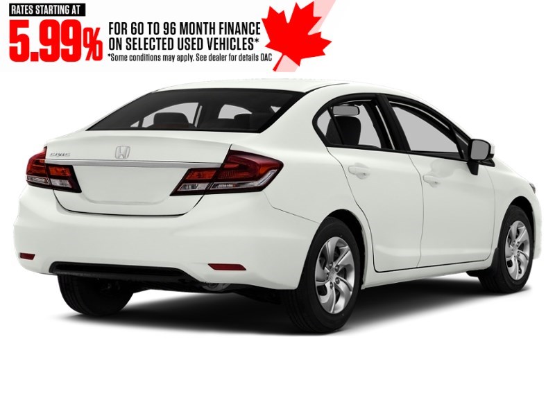 2014 Honda Civic 4dr CVT LX Exterior Shot 2