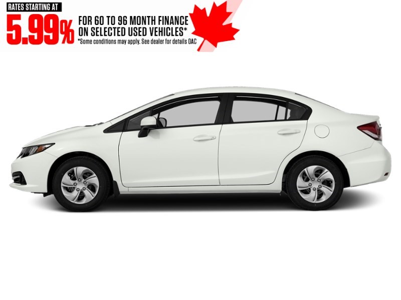 2014 Honda Civic 4dr CVT LX Exterior Shot 7