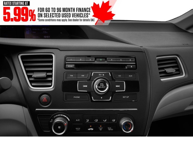 2014 Honda Civic 4dr CVT LX Interior Shot 2