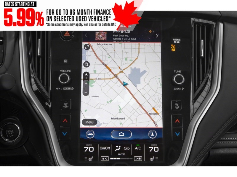 2022 Subaru Outback Touring CVT Interior Shot 8