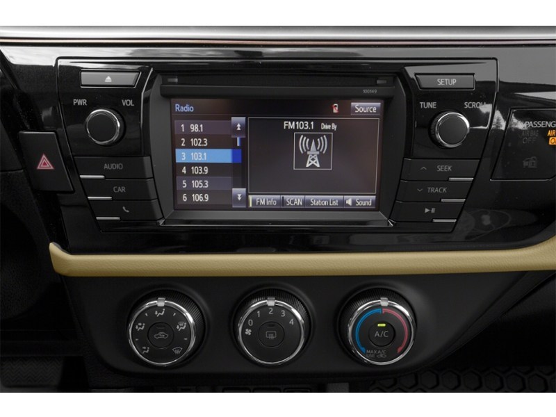 2014 Toyota Corolla 4dr Sdn CVT LE Interior Shot 2