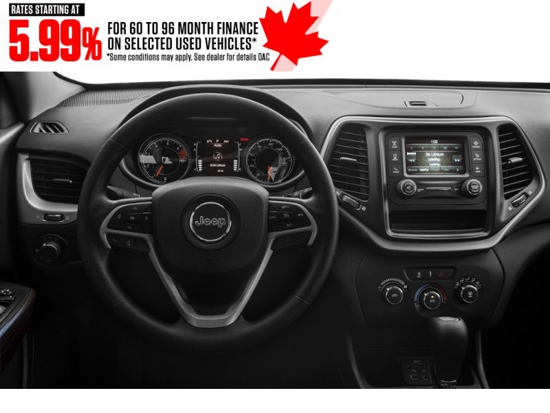 2017 Jeep Cherokee 4WD 4dr Altitude Interior Shot 3