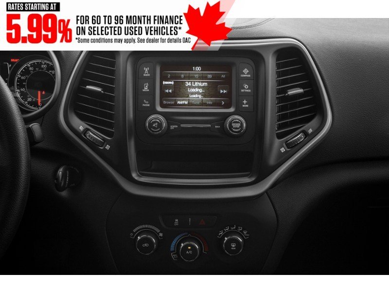 2016 Jeep Cherokee 4WD 4dr Sport Interior Shot 2