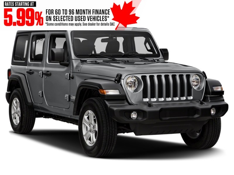 2018 Jeep Wrangler Unlimited Sport 4x4 Exterior Shot 9