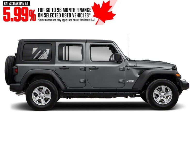 2018 Jeep Wrangler Unlimited Sport 4x4 Exterior Shot 11