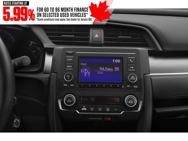 2019 Honda Civic LX CVT Interior Shot 2