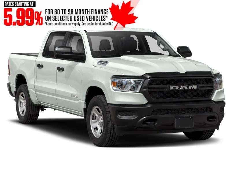 2019 RAM 1500 Tradesman 4x4 Crew Cab 6'4" Box Exterior Shot 8