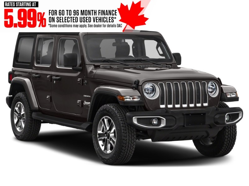 2020 Jeep Wrangler Unlimited Sahara 4x4 Exterior Shot 8