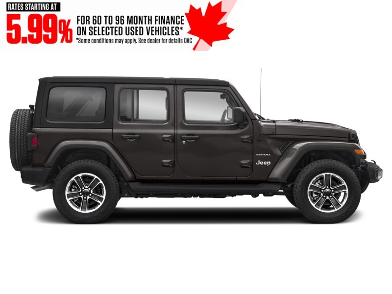 2020 Jeep Wrangler Unlimited Sahara 4x4 Exterior Shot 10
