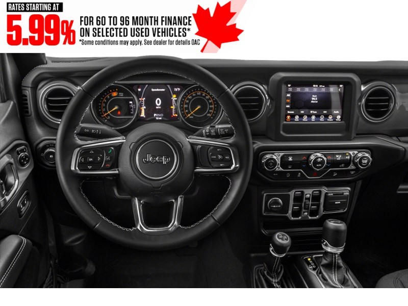 2020 Jeep Wrangler Unlimited Sahara 4x4 Interior Shot 3