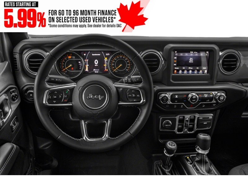 2020 Jeep Wrangler Unlimited Sahara 4x4 Interior Shot 3