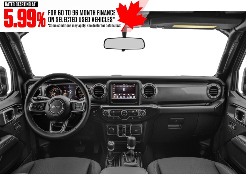 2020 Jeep Wrangler Unlimited Sahara 4x4 Interior Shot 6