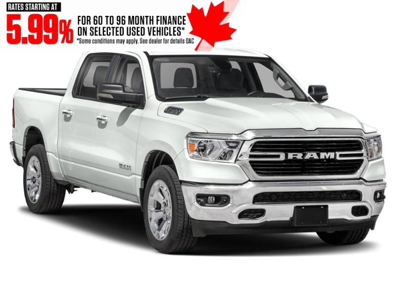 2021 RAM 1500 Big Horn 4x4 Crew Cab 6'4" Box Exterior Shot 8