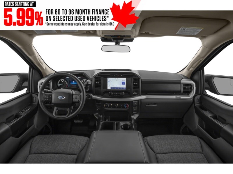 2022 Ford F-150 XL 4WD SuperCrew 5.5' Box Interior Shot 6