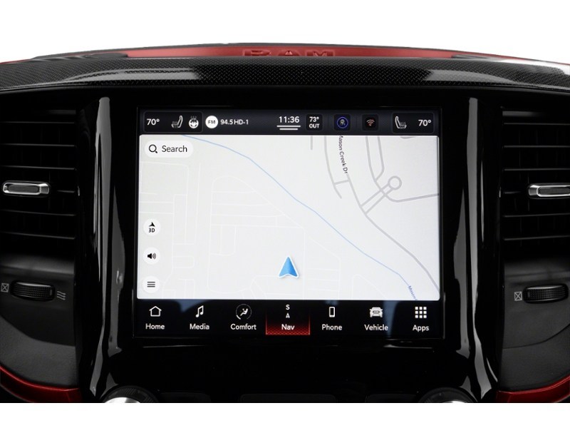 2022 RAM 1500 Rebel 4x4 Crew Cab 5'7" Box Interior Shot 8