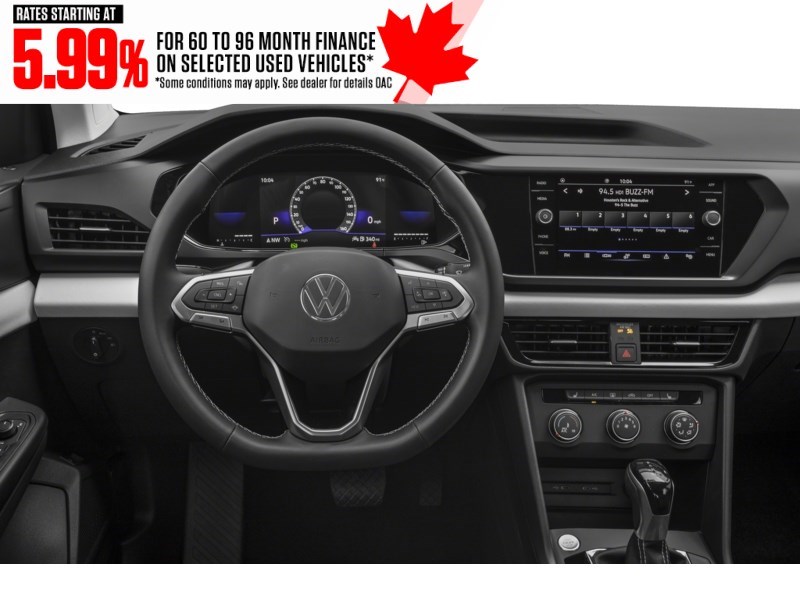 2022 Volkswagen Taos Comfortline 4MOTION Interior Shot 3