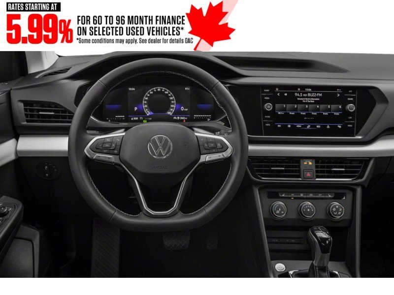 2024 Volkswagen Taos Comfortline FWD Interior Shot 3