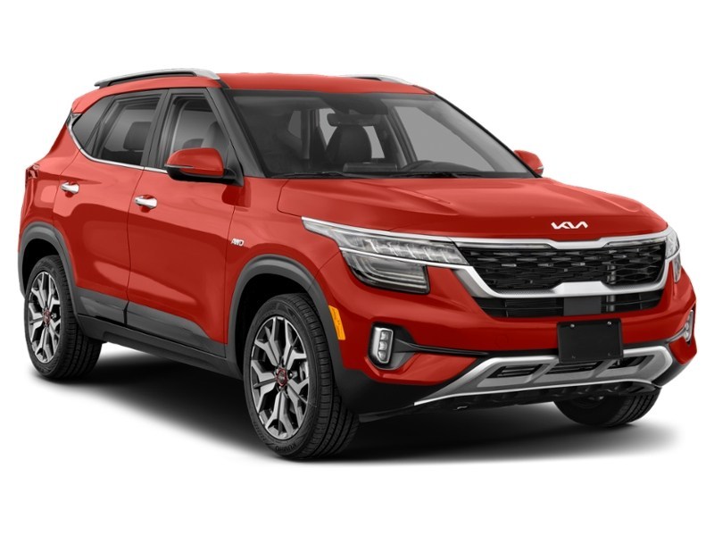 2022 Kia Seltos SX Turbo AWD w/Black Interior Exterior Shot 8