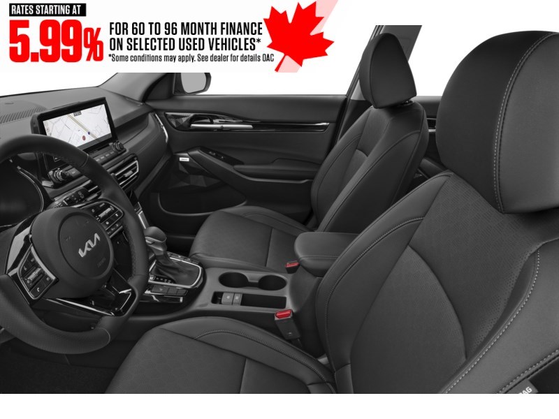 2023 Kia Seltos SX Turbo AWD w/Black Interior Interior Shot 4