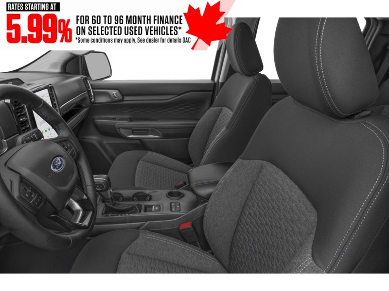 2024 Ford Ranger XLT 4WD SuperCrew 5' Box Interior Shot 4
