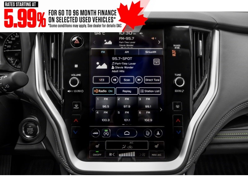 2024 Subaru Outback Onyx AWD Interior Shot 2