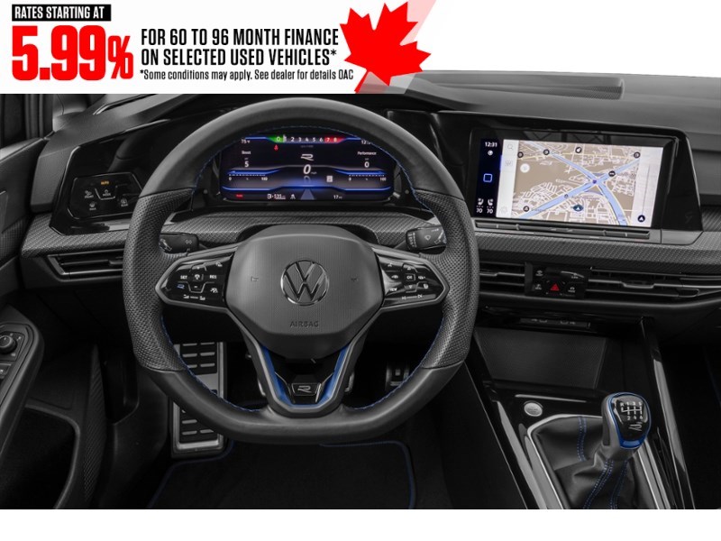2024 Volkswagen Golf R DSG Interior Shot 3