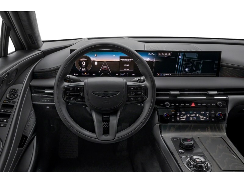 2026 Genesis G80 3.5T Prestige Black Interior Shot 3
