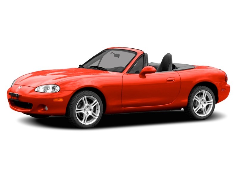 2004 Mazda MX-5 Miata 2dr Conv GS Manual Classic Red  Shot 2