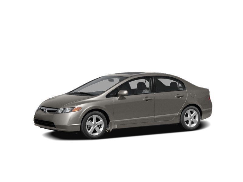 2008 Honda Civic 4dr Auto LX Galaxy Grey Metallic  Shot 1