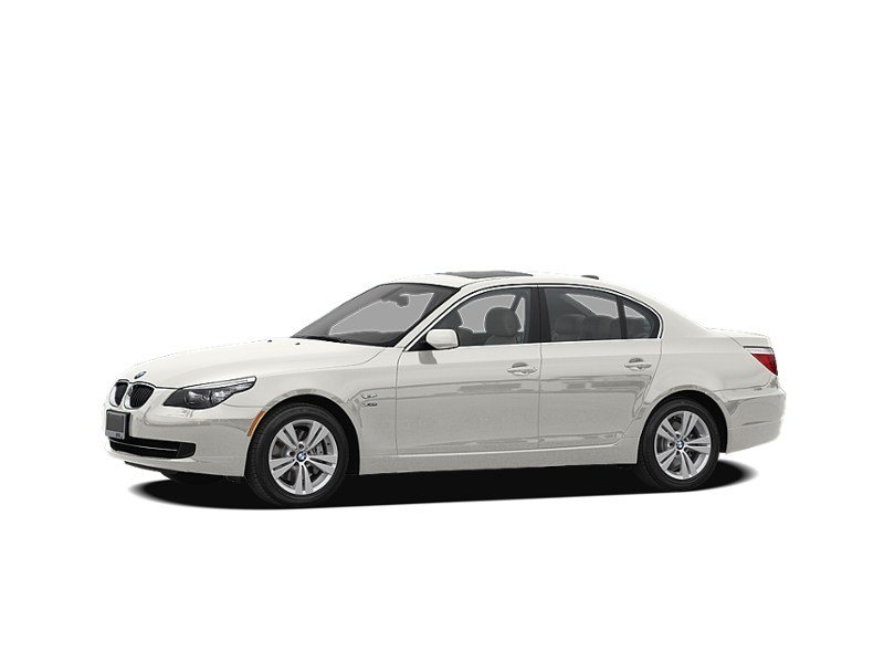 2009 BMW 528 4dr Sdn 528i RWD Alpine White  Shot 2