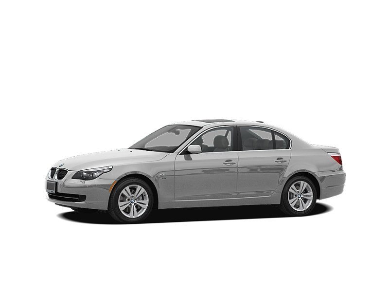 2009 BMW 528 4dr Sdn 528i RWD Titanium Silver Metallic  Shot 3