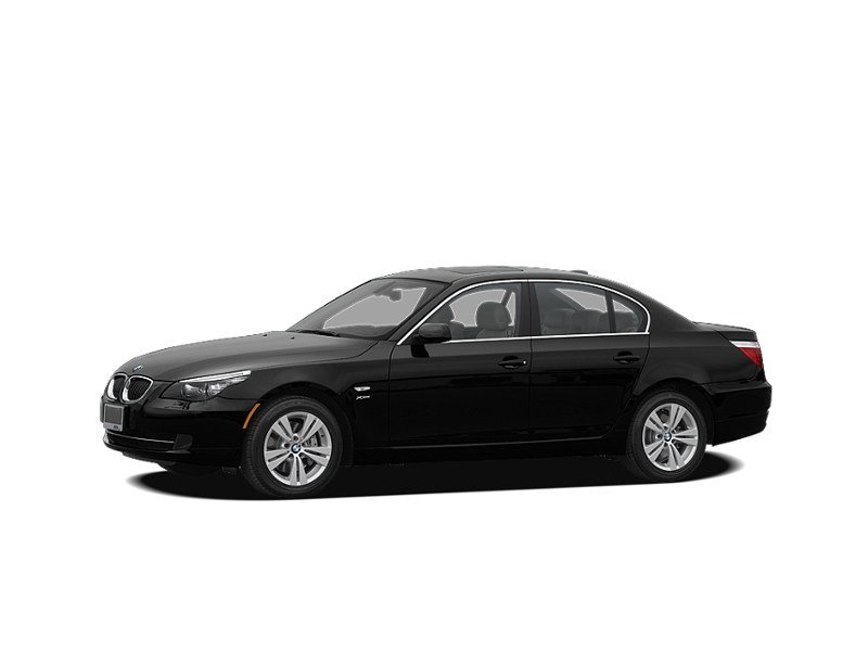 2009 BMW 528 4dr Sdn 528i RWD Jet Black  Shot 4
