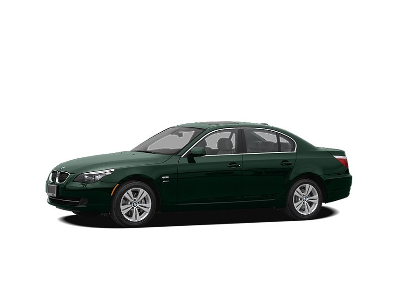 2009 BMW 528 4dr Sdn 528i RWD Deep Green Metallic  Shot 7