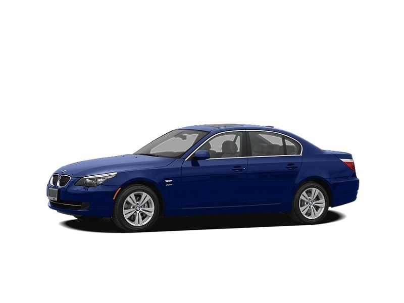 2009 BMW 528 4dr Sdn 528i RWD Neptune Blue Metallic  Shot 12
