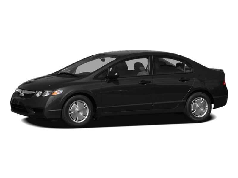 2009 Honda Civic 4dr Man EX-L Crystal Black Pearl  Shot 2