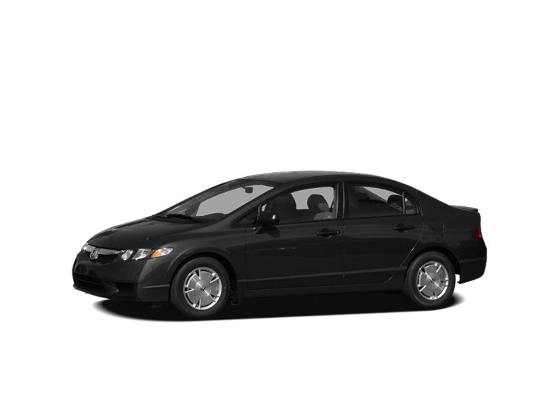2009 Honda Civic 4dr Man EX-L Crystal Black Pearl  Shot 1