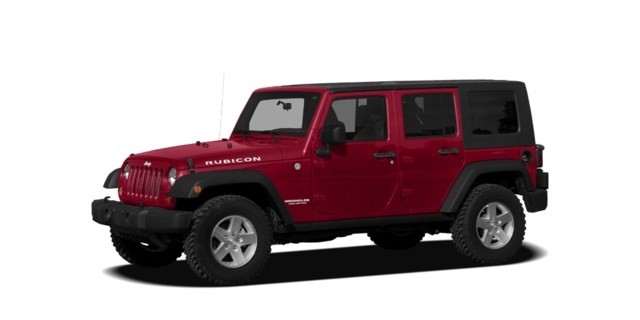 2009 Jeep Wrangler Unlimited Red Rock Crystal Pearlcoat/Black Hard Top [Red]