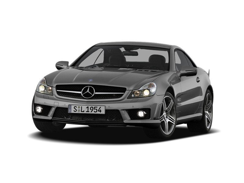 2009 Mercedes-Benz SL-Class 2dr Roadster 6.2L V8 AMG Cubanite Silver Metallic  Shot 1