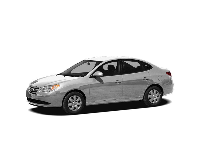 2010 Hyundai Elantra 4dr Sdn Auto GL Continental Silver Metallic  Shot 2