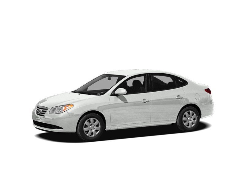 2010 Hyundai Elantra 4dr Sdn Auto GL Noble White  Shot 7