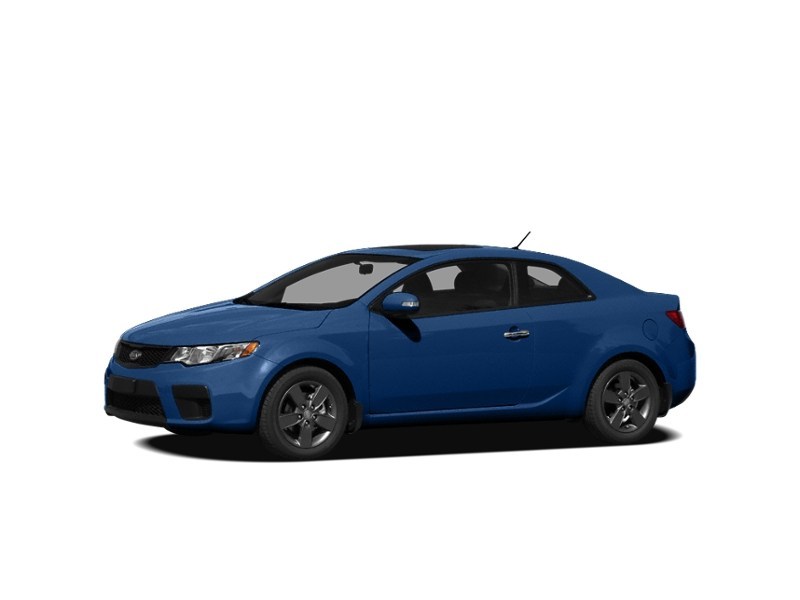 2011 Kia Forte Koup 2dr Cpe Auto SX Electric Blue Metallic  Shot 4