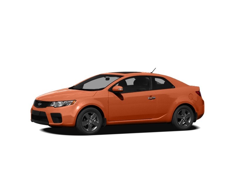 2011 Kia Forte Koup 2dr Cpe Auto SX Sweet Orange Metallic  Shot 7